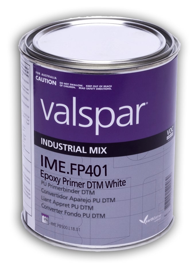 Valspar (VIM) FP401 Epoxy Primer DTM White 5L Linkup Online