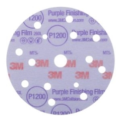 3M™ 51158 Purple Finish. Film Hookit™ Disc: 150mm P1200