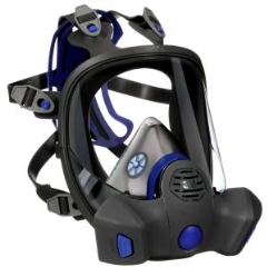 3M™ FF-802 Secure Click™ Full-Face Respirator: Medium - Each