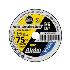 Alpha SGS XTRA Cutting Disc: 75mm x 1.0mm x 10mm - Each