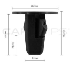 Carclips® CC10230 Toyota Car Clip - Bag of 25