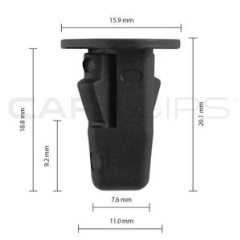 Carclips® CC10344 Toyota Car Clip - Bag of 25