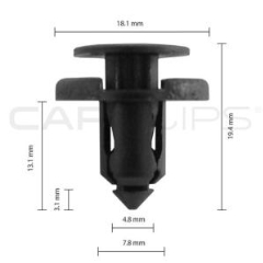 Carclips® CC10351 Nissan Car Clip - Box of 10
