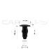 Carclips® CC10484 Honda Car Clip - Bag of 25