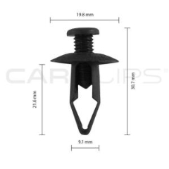 Carclips® CC10573 Nissan / Mitsubishi Car Clip - Box of 10