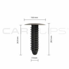 Carclips® CC10674-2 GM Car Clip - Bag of 25