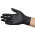 Black Dragon Prem. Powder Free Black Nitrile Gloves: Medium