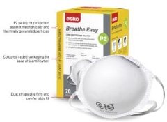 Esko® BreatheEasy P2 Non-Valved Mask - Box of 20