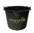 Finixa® Bucket With Spout: Black - 12L