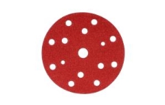 Finixa® Red Sanding Disc Ø150mm 15 Holes: P120 - 25 Pack