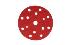 Finixa® Red Sanding Disc Ø150mm 15 Holes: P120 - 25 Pack