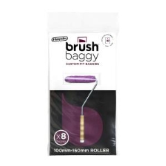 Haydn® BrushBaggy™ Roller Sleeve Cover: 100mm-160mm - 8 Pack