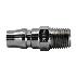 Hi Flow Air Fitting Quick Disconnect Connector + 1/4" Male