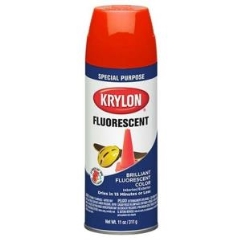 Krylon® Fluorescent Paint: Red Orange - Aerosol