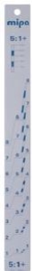 Mipa Metal Stirring / Mixing Stick: 7:1 / 5:1 / % - Each