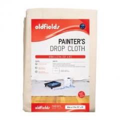 Oldfields Canvas Drop Cloth: 3.66M x 2.74M - Each