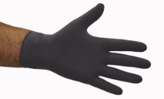 Selfgard™ 349 BLAXX Textured Nitrile Gloves: Medium - Bx 100