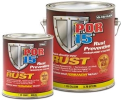 POR-15® Rust Preventive Permanent Coating: Black - 118ml