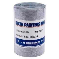S+G Riken Painters Roll 115mm x 10M: P240