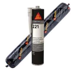 Sika® Sikaflex® 221 Heavy Duty Adhesive Sealant: Black 600ml