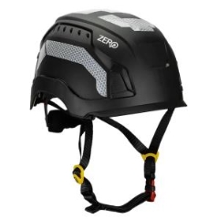 ZERO® Apex X2 Vented Helmet: Black - Each