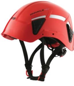 ZERO® Pinnacle Exo Vented Helmet: Red - Each