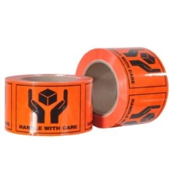 Pomona S4325 72mm x 100mm x 66M Labels: Handle With Care