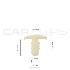 Carclips® CC10606 Chevrolet/GM Car Clip - Bag of 25