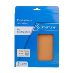 SmartLine™ Dry Sanding Sheets: P180 - Pkt 5